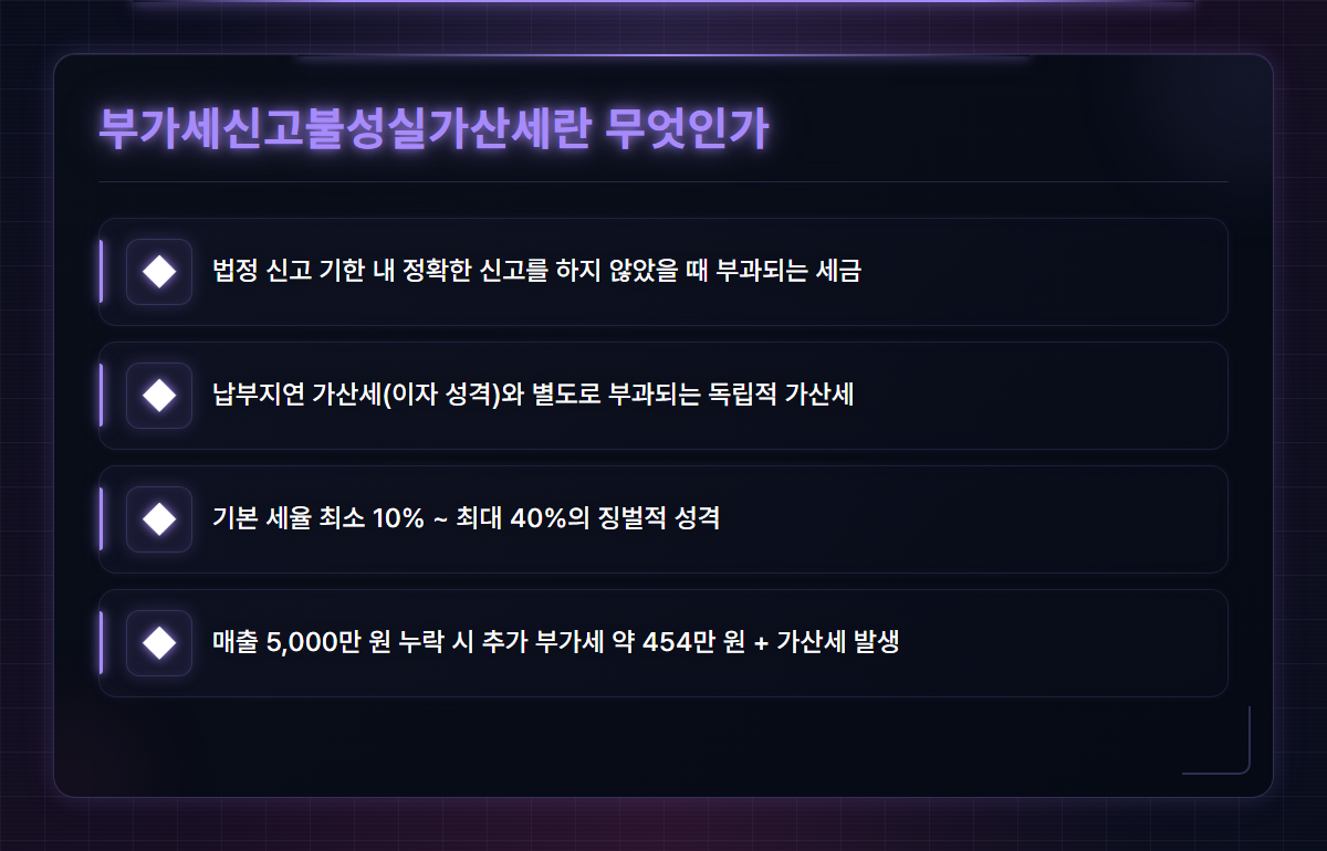 부가세신고불성실가산세