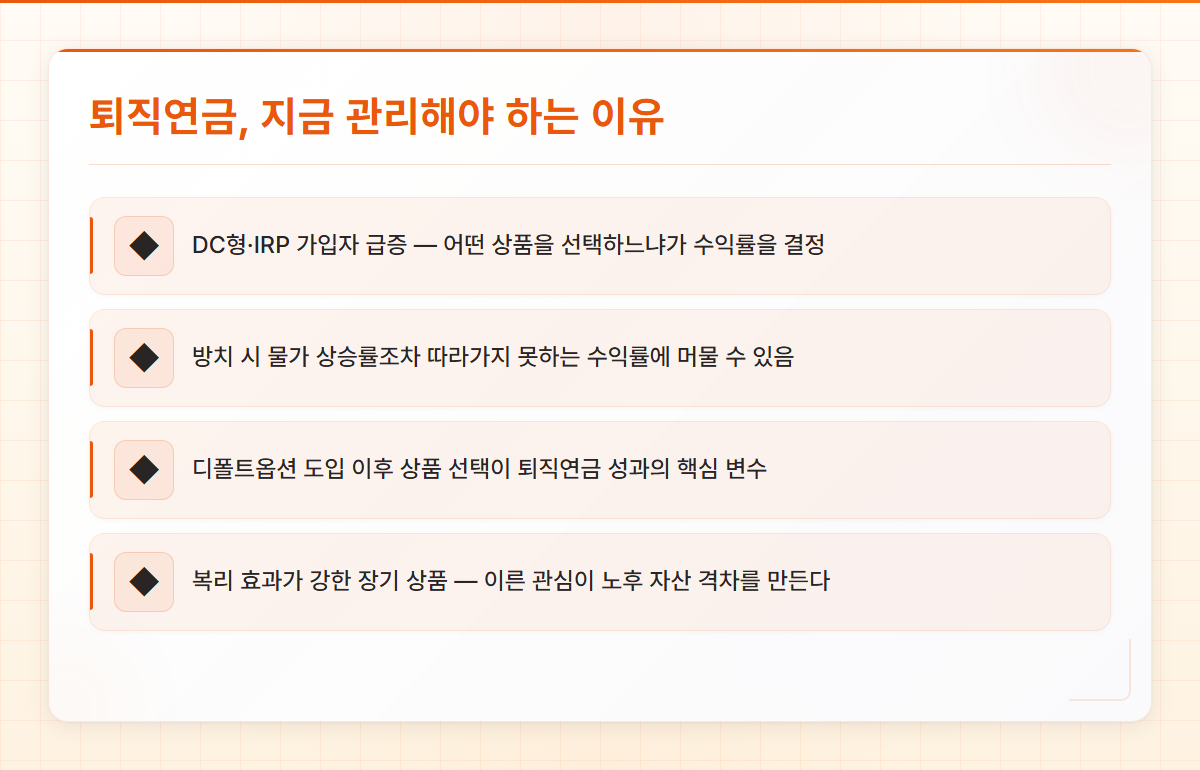 퇴직연금펀드추천