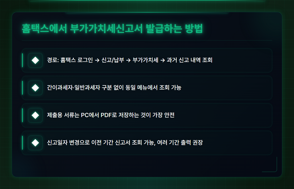 부가가치세신고서