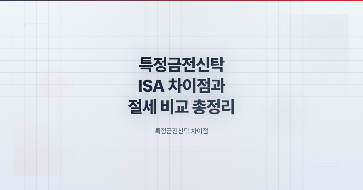 특정금전신탁